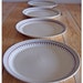 Norwegian design plates - Retro style a set of 4. Egersund, made in Norway