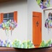 Handpainted, Outdoor Rustic Brown Birdhouse