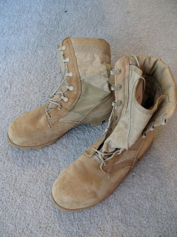 Desert Storm Combat Boots Army Military Mens Size 8 Extra