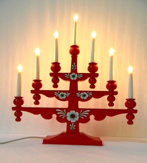 Swedish Christmas candelabra from Gnosjo Konstsmide circa