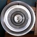 chrome wheel cover Buick deuce and 1/4 wall hanging garden decor white trash siding from Diz Has Neat Stuff