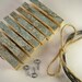 Clothesline Kit. Vintage Inspired Clothespins. Shabby Chic. Picture Frame. Photos. Pin. Clip. Peg. Home Office. Wall Decor.