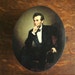 Abraham Lincoln box, decoupage box