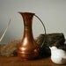 Vintage copper pitcher, copper vase