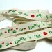 5/8" Cotton Twill Tape - Home is the Heart of Christmas - 3 yards