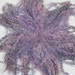 Hand dyed Rare Breed Wensleydale curly locks-Blythe doll hair, spinning and felt making-'Inky Purple'