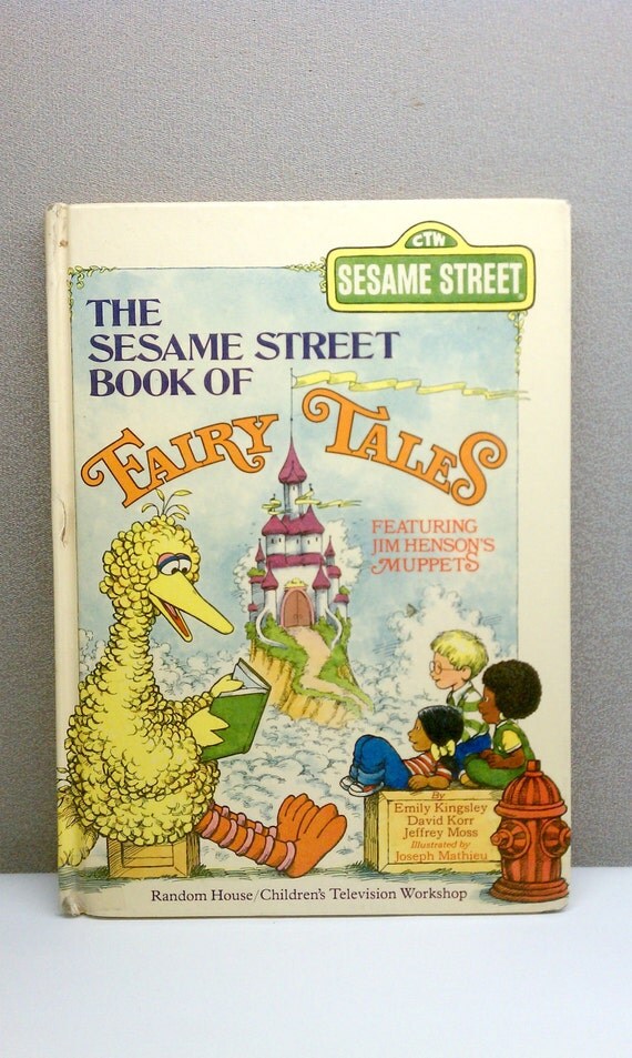 1975 Sesame Street Book of Fairy Tales Vintage by VintageWoods