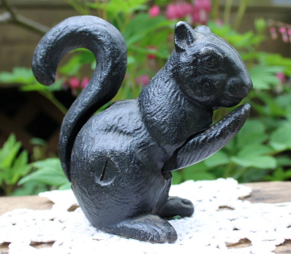 Vintage Cast Iron Squirrel Nutcracker