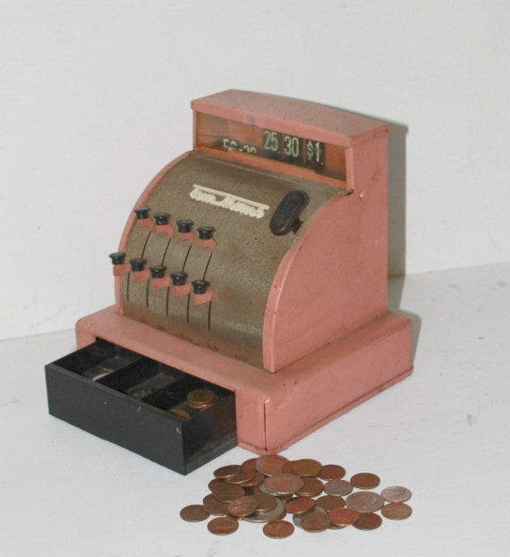 Vintage Toy Cash Register
