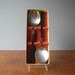 Mid Century Modern Serving Utensils / Spoon Set