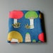 Vintage Linen Tea Towels - Pair With Colorful Mushroom Graphics