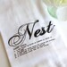 Flour Sack Towel, Tea Towel, Kitchen Towel, Hostess Gift, Wedding Present