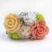 Peach Tree Cuff Bracelet with Little Bee