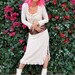 Boho Slim Fit Vintage Crochet Knit Maxi Dress
