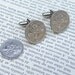 Lucky Sixpence Cufflinks. Gift Boxed Handmade Wedding Cuff links Supplied With an Extra Sixpence For The Brides Left Shoe.
