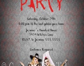 PRINTABLE Customized Vintage Halloween Costume Party Invitation - Print as many as you need Il_170x135