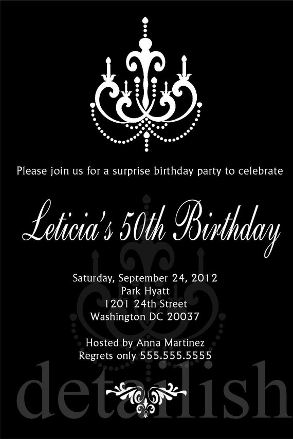 Printable 50th Surprise Birthday Invitation - DIY Uprint 361 Il_570xn