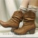 RESERVED almondcookie Miss Tori - Over boot lace tweed Oatmeal cowboy boot socks by Catherine Cole Studio ruffled lace boot socks
