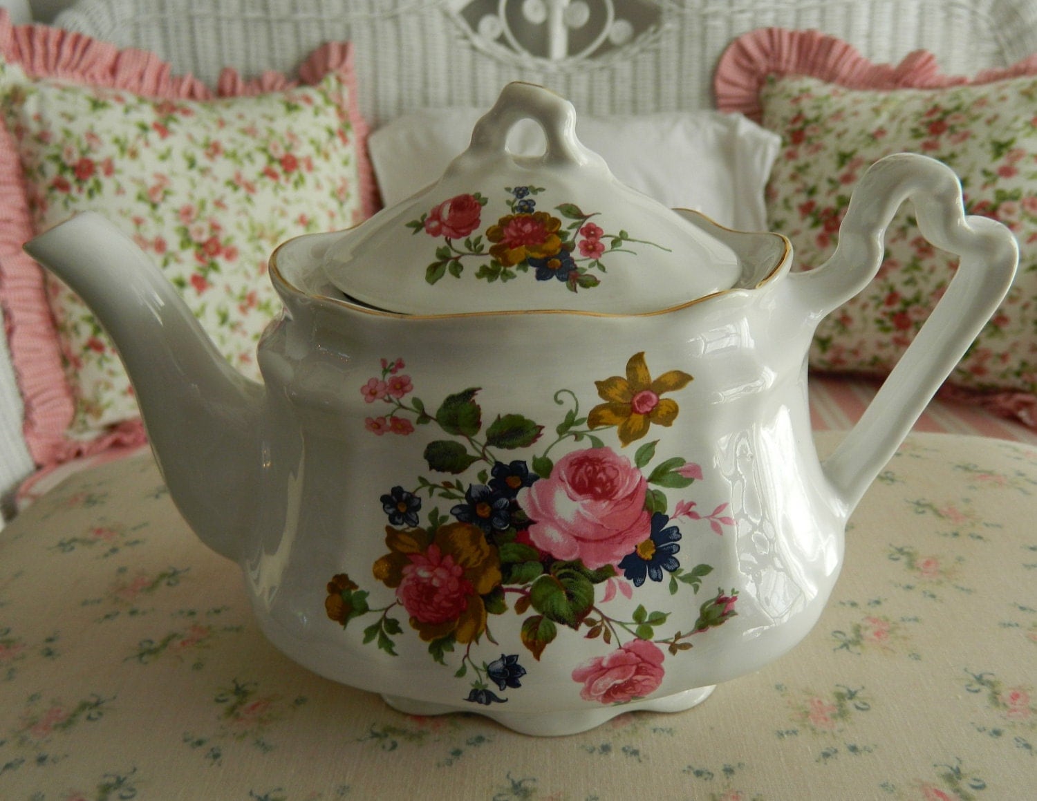 Vintage Arthur Wood & Son Teapot Staffordshire England