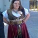 Dragon Skin waist cincher with attached suede cloth skirt