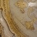 Sale.....Was...28.00...,,,,Now.....24.99..,,,,,,Vintage Florentine Gold and Cream Tray, Made in Florence, Italy