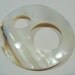 Circles Mother of Pearl Shell Pendant, 49mm