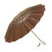 RESERVED FOR BB : Coffee Brown Umbrella Lucite Handle