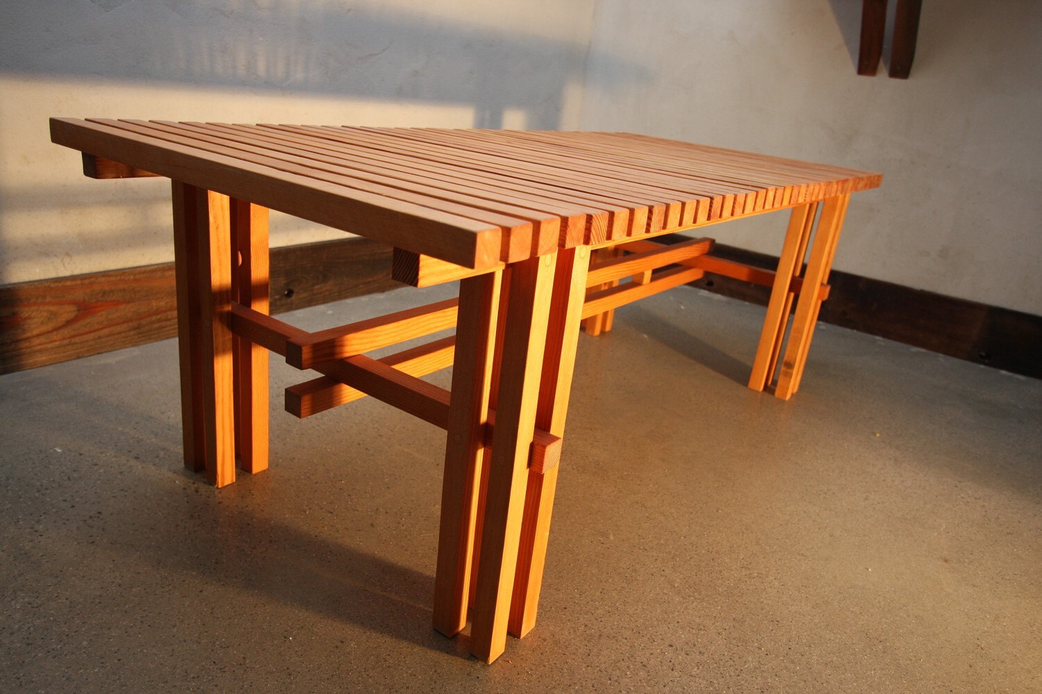 Reclaimed Doug Fir coffee table by SustainableStudios on Etsy