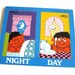 vintage sesame street ernie night and day wooden puzzle by playskool