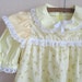 vintage dress and pinafore 3T