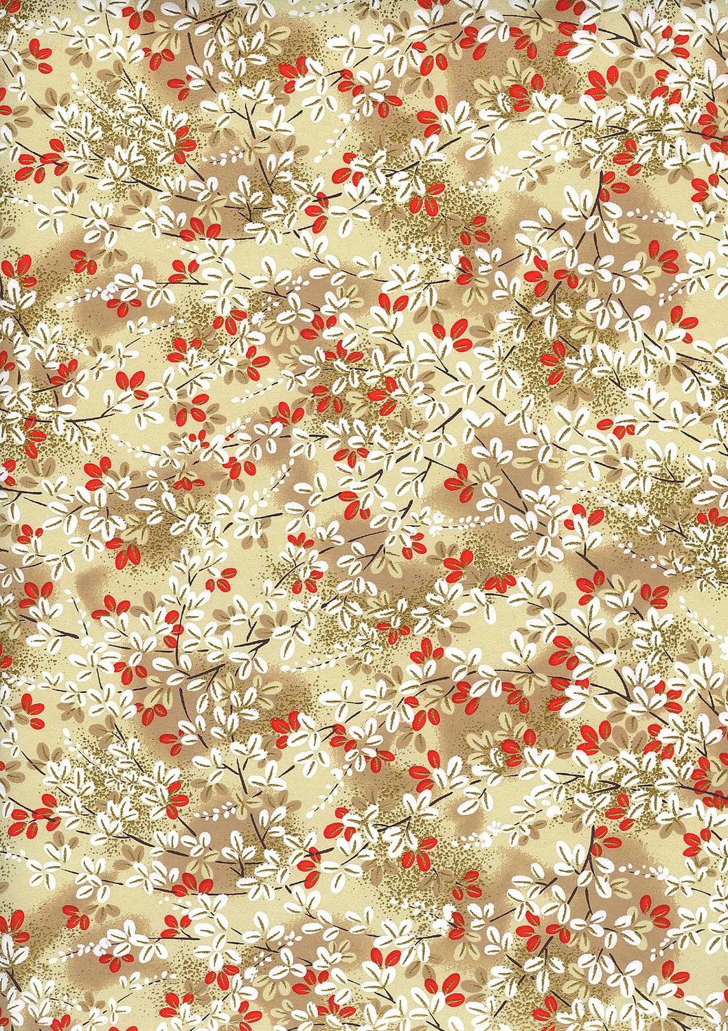 Japanese Yuzen Chiyogami Washi Paper Floral by CraftyPaperOz