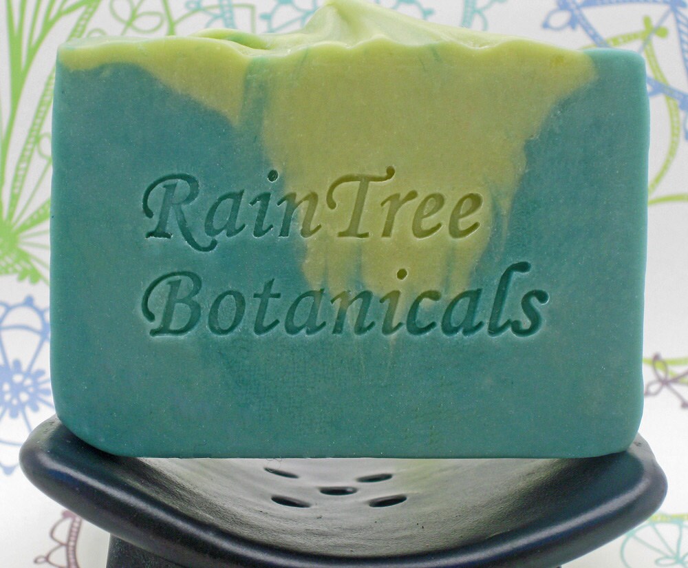 Wasabi Mint Beer Shampoo Cold Process Soap with Jojoba