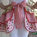Cherries, stripes with Dolls on top Womens Apron