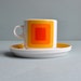 Op Art "Joy 3" Cup & Saucer - Rosenthal Studio Linie