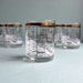 Neiman Marcus 22K Gold "1986 Wall Street" Glasses - Set 6