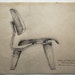 Original Drawing, Eames love (LCW), 2012.