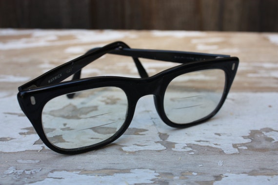 Vintage Black Frame Buddy Holly Eyeglasses 6712