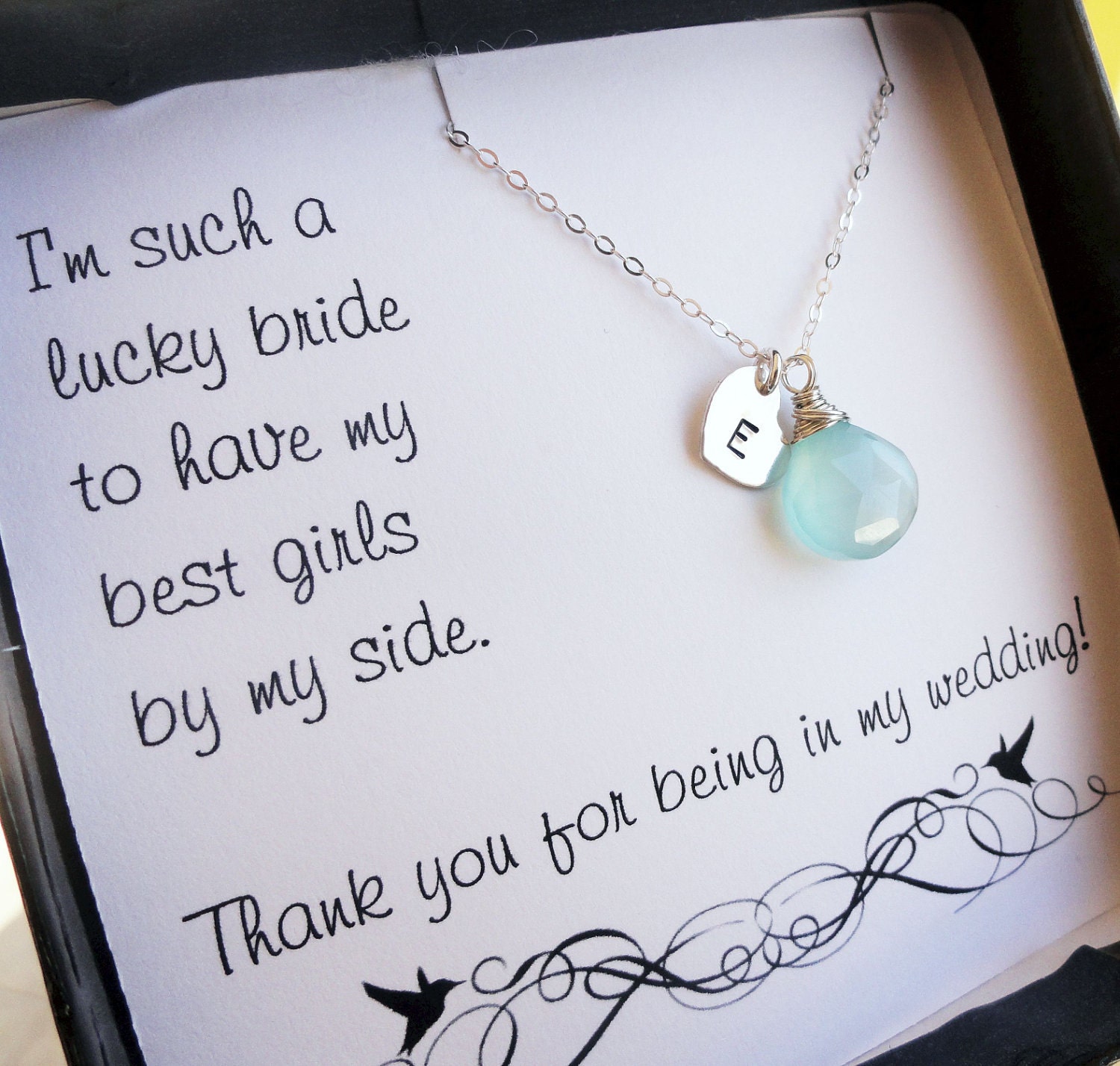 THREE Bridesmaid gifts bridesmaid wedding Personalized my bridesmaid rock by gifts OtisBWeddings