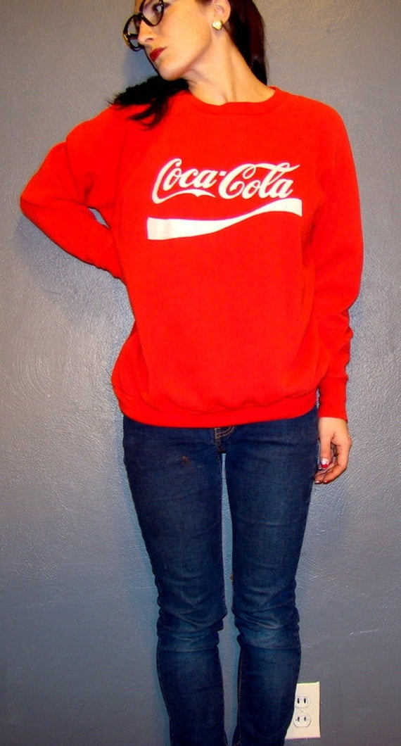 Womens coca cola sweatshirt Clearance
