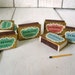 Vintage matchbooks box matches