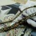 100 Feet 2mm Bronze Plated Brass Twisted Cross and ball Chains
