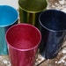 Aluminum Metallic Vintage Glasses Colorful Cups