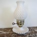 Vintage Lamp Hobnail Lamp Milk Glass Lighting Electrical Lamp