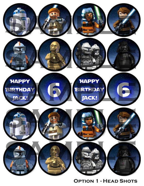 Star Wars Cupcake Toppers Printable