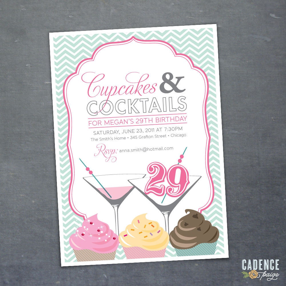 29Th Birthday Invitation Wording 3