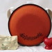Vintage Galavized Sheet Metal and Canvas FireFighters Canteen - OASIS Brand