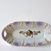 Bavarian Bird dish, bird of paradise on Celebrate fluted china, Paradiesvögel Tisch