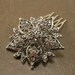 Rhinestone Bridal Hair comb, Crystal Hair Clip, Vintage Hair Brooch, Wedding Hair Accessories, Jewel Comb, Classic Wedding - Ready to Ship