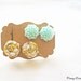 Lemon & Mint Earrings Set - Lemon Rosettes and Mint Resin Mum earrings - Dynamic Duo Summer Trends