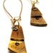 Gold Steampunk Earrings -- Elegant Guilloche Etched Steampunk Watch Parts Gold Earrings, OriginalOOAK Handmade